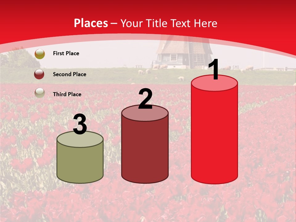 Netherlands Red Bulb PowerPoint Template