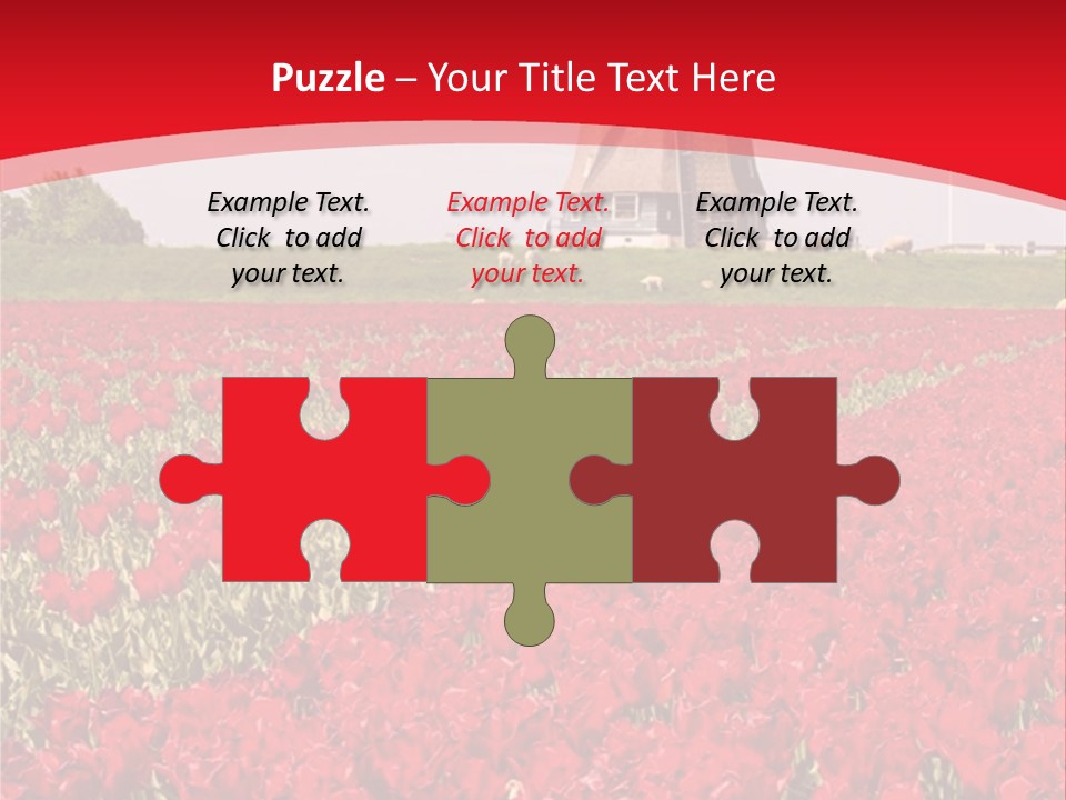 Netherlands Red Bulb PowerPoint Template