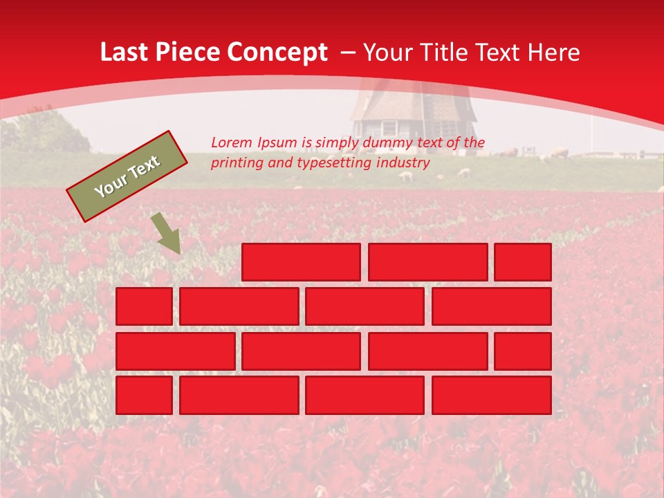 Netherlands Red Bulb PowerPoint Template