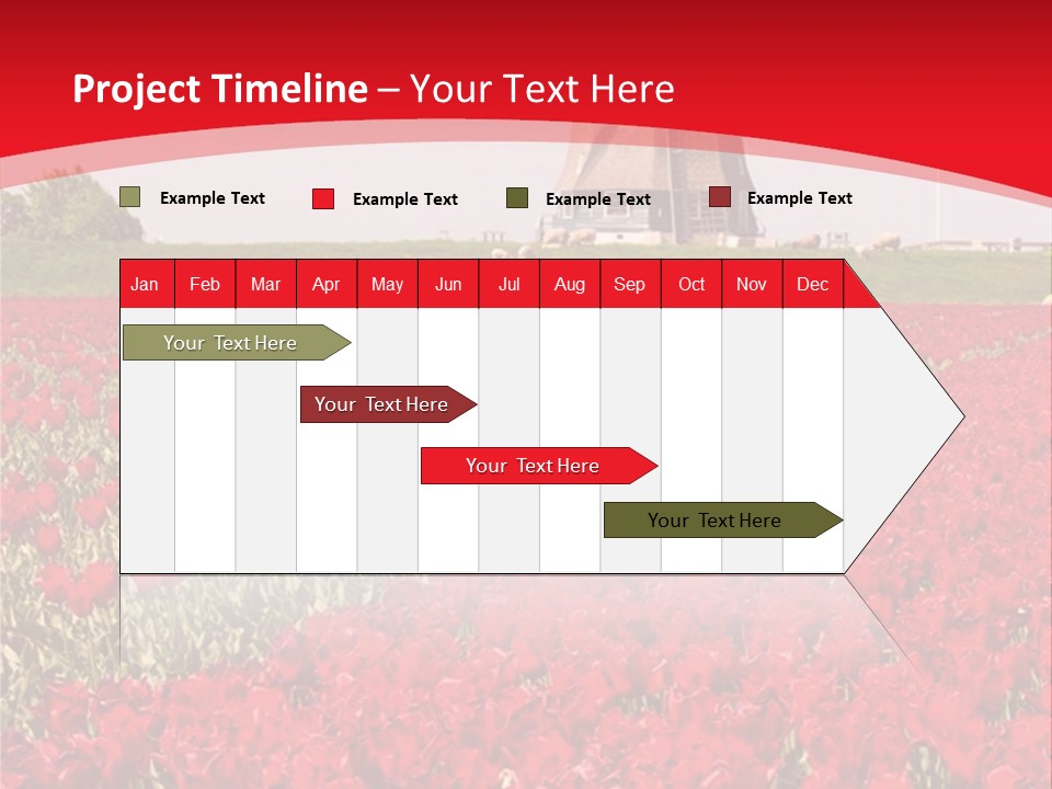 Netherlands Red Bulb PowerPoint Template