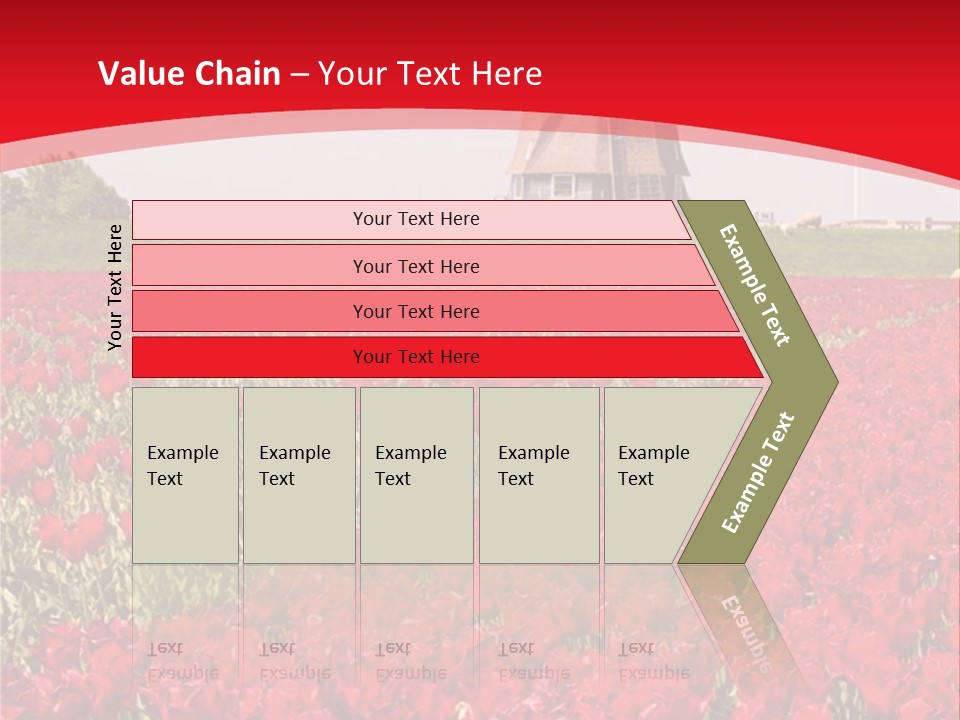 Netherlands Red Bulb PowerPoint Template