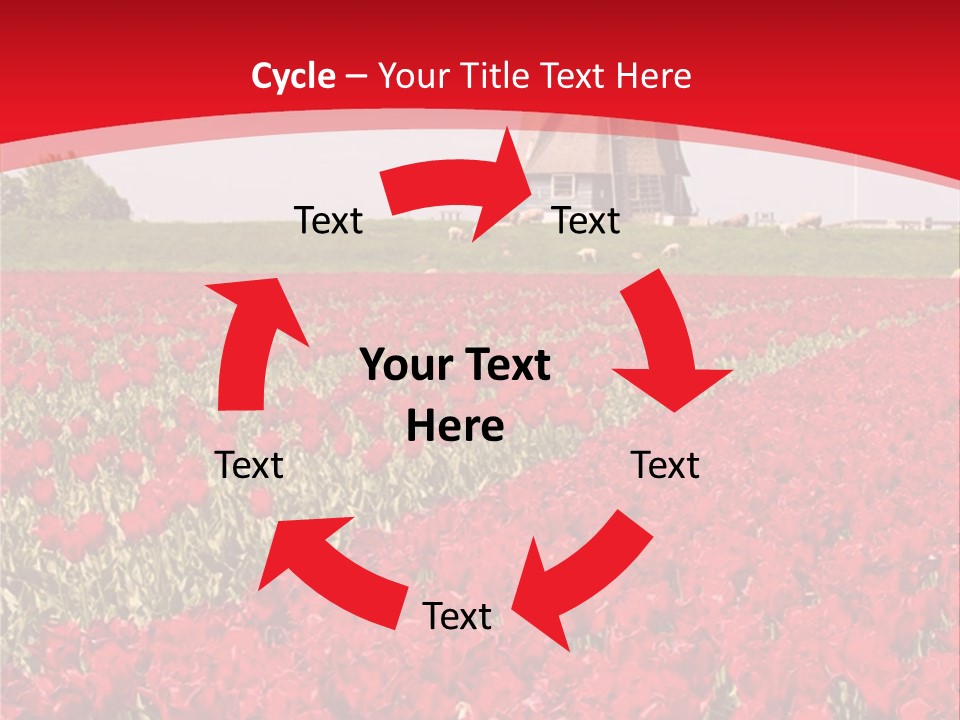 Netherlands Red Bulb PowerPoint Template