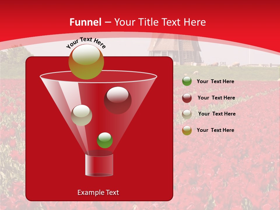 Netherlands Red Bulb PowerPoint Template