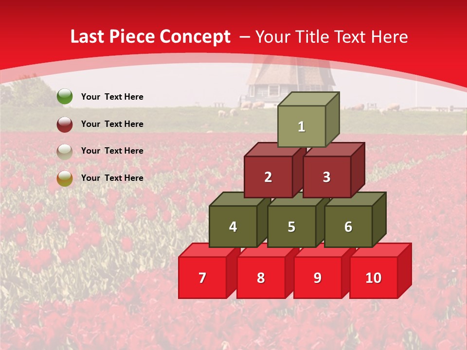 Netherlands Red Bulb PowerPoint Template