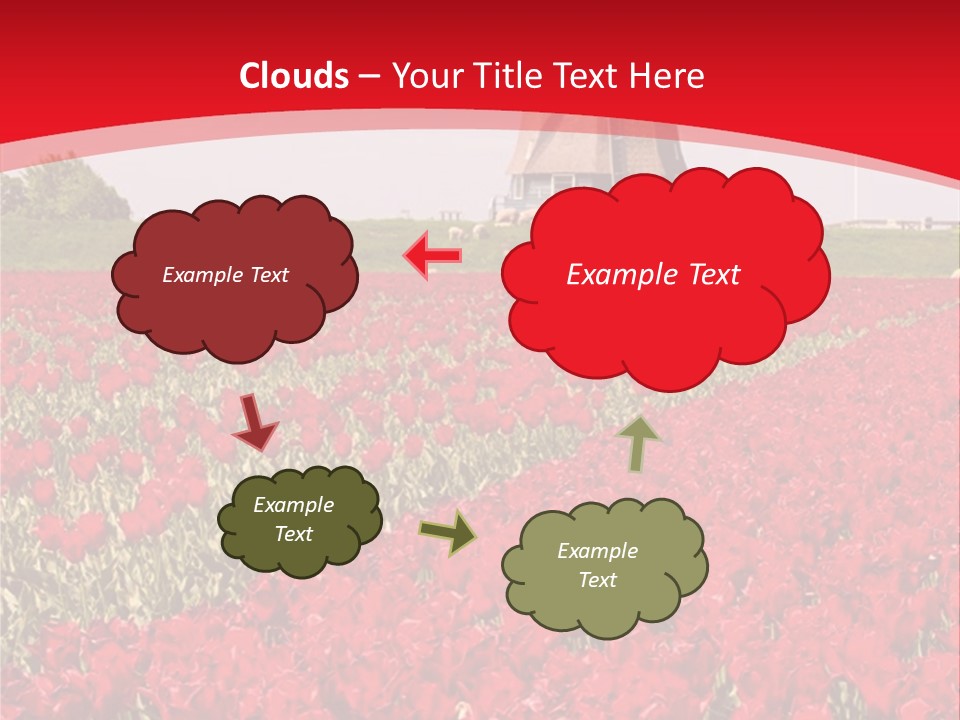 Netherlands Red Bulb PowerPoint Template