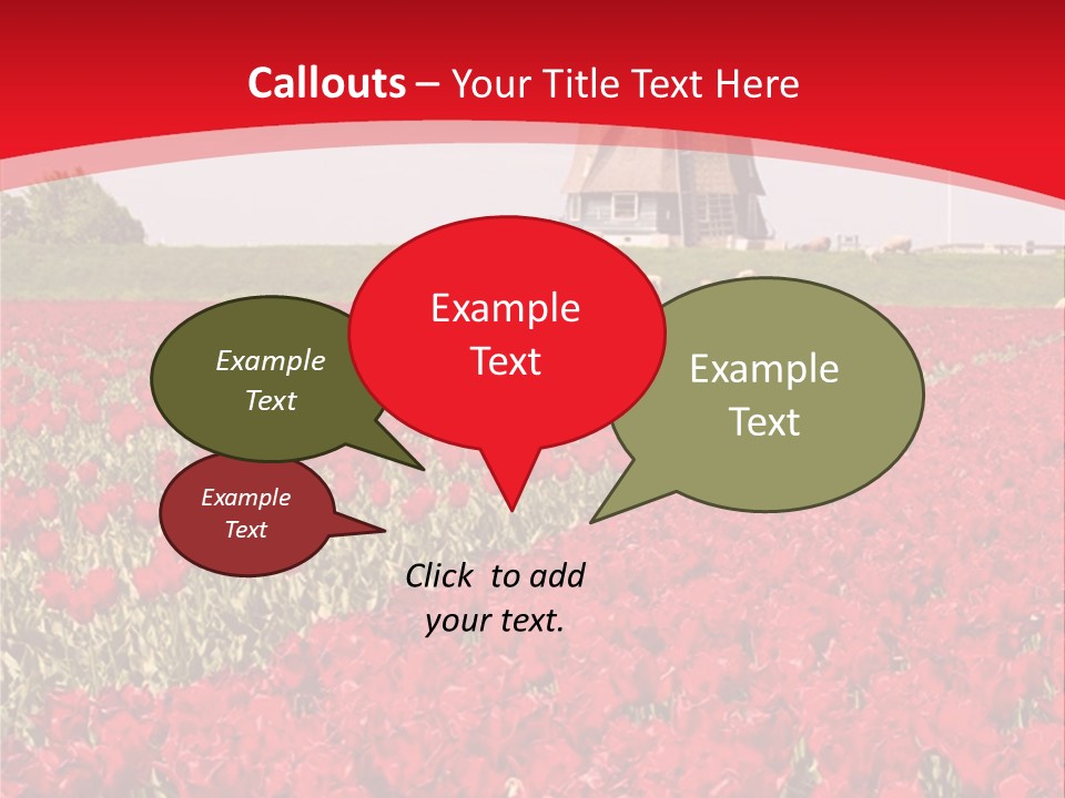 Netherlands Red Bulb PowerPoint Template