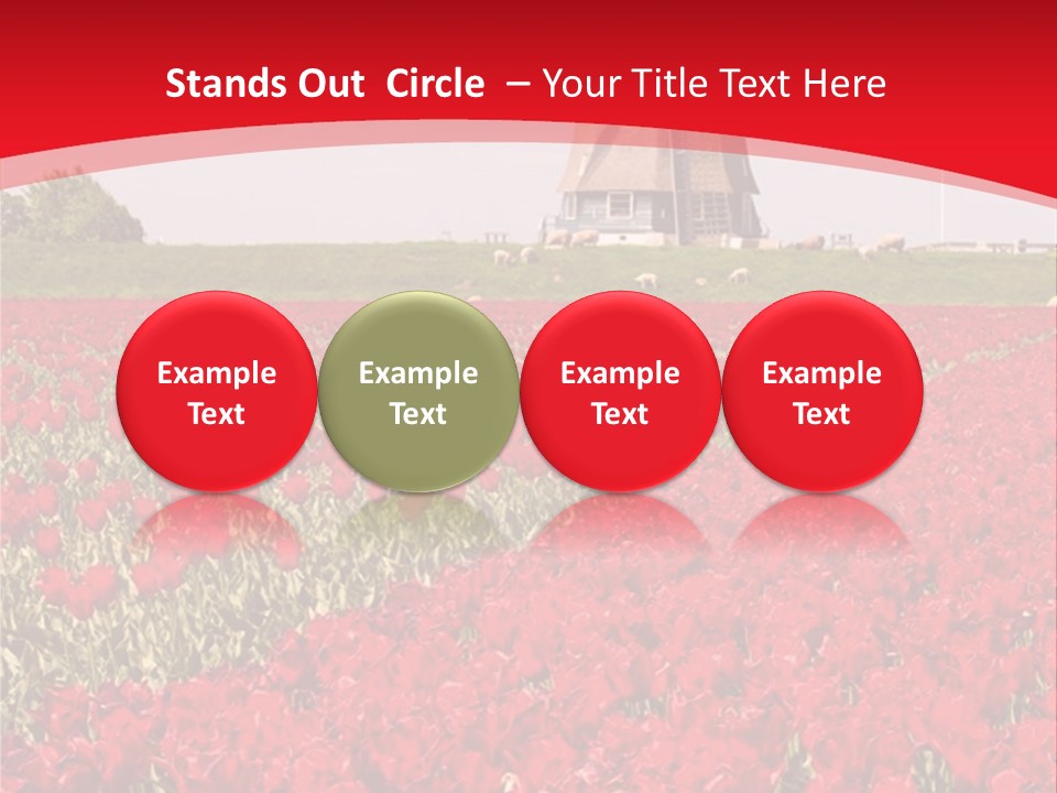 Netherlands Red Bulb PowerPoint Template