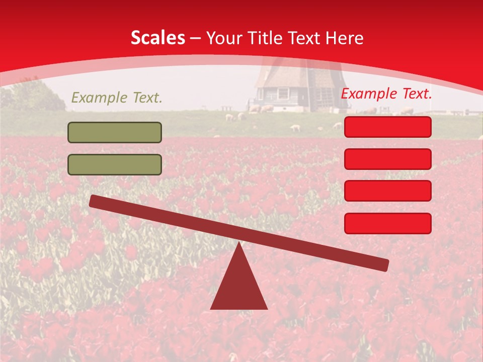 Netherlands Red Bulb PowerPoint Template