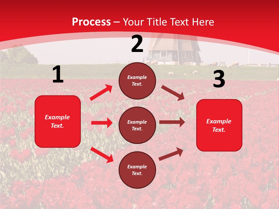Netherlands Red Bulb PowerPoint Template