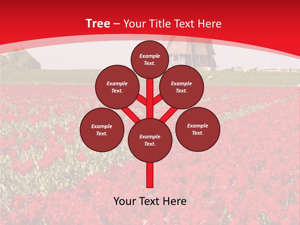 Netherlands Red Bulb PowerPoint Template