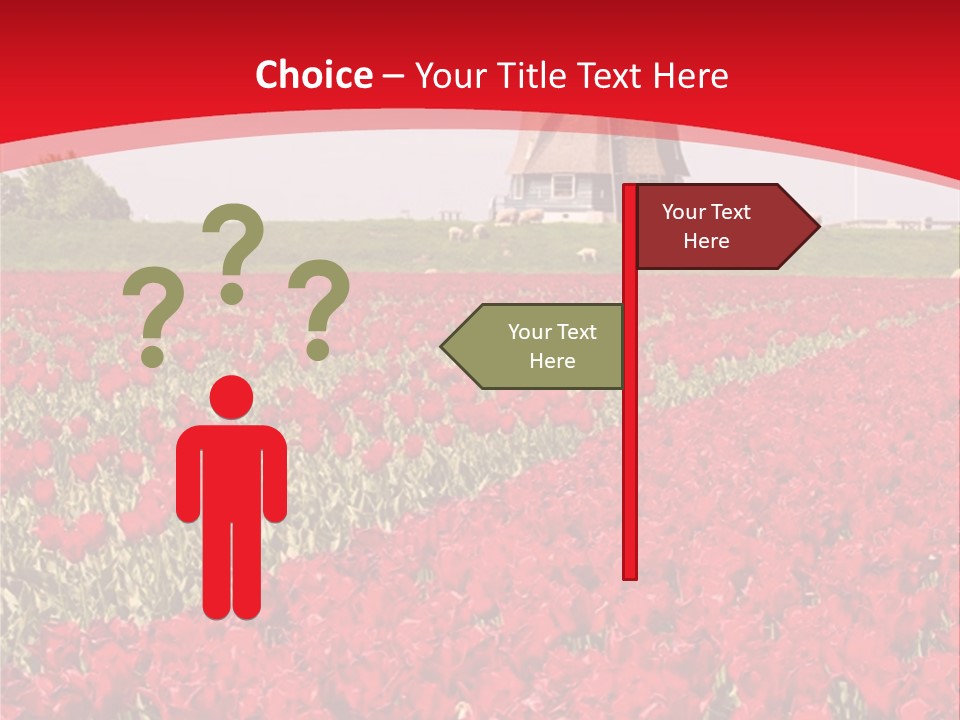 Netherlands Red Bulb PowerPoint Template