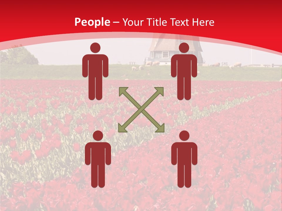Netherlands Red Bulb PowerPoint Template
