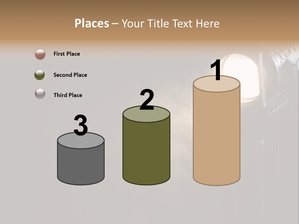 Lamp Cinema Vintage PowerPoint Template
