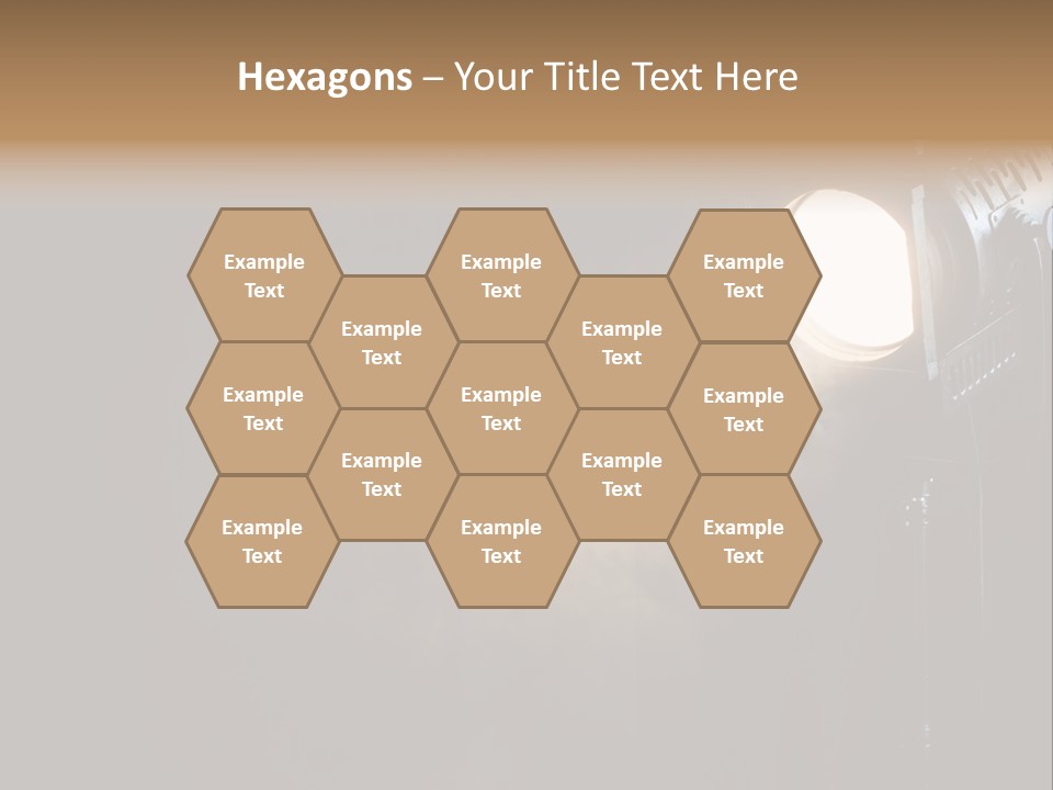 Lamp Cinema Vintage PowerPoint Template