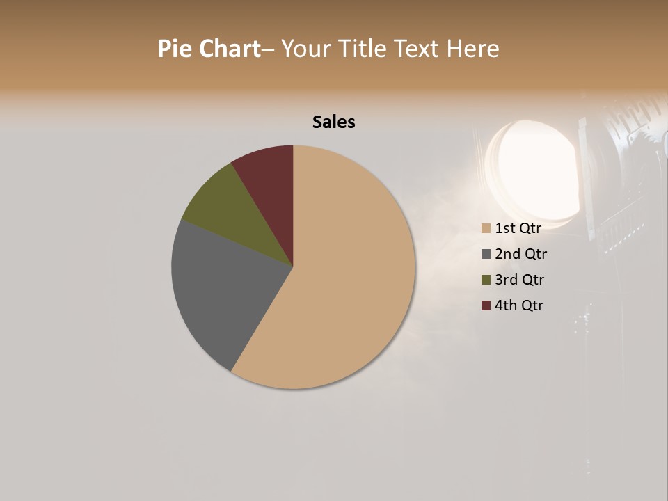 Lamp Cinema Vintage PowerPoint Template