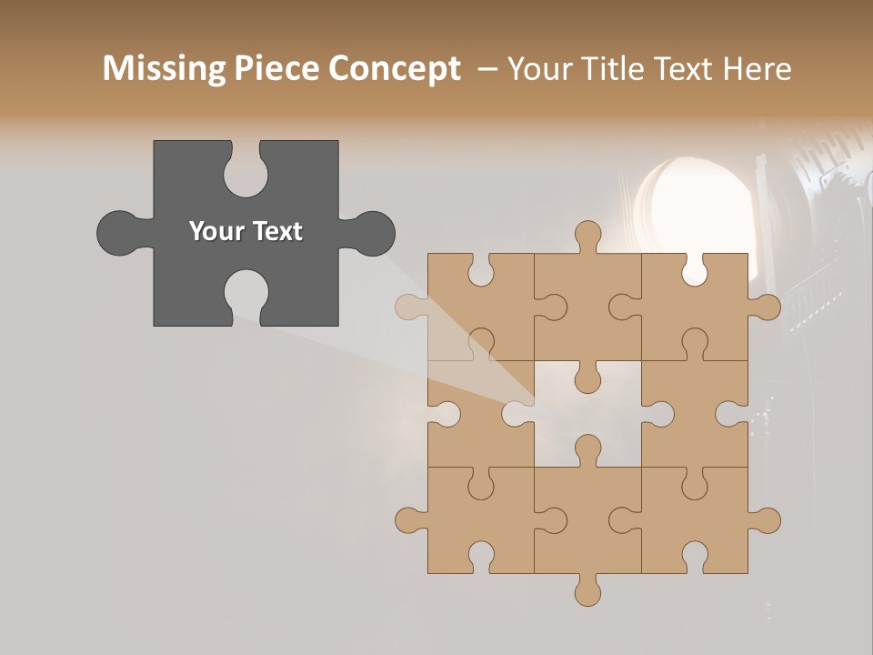 Lamp Cinema Vintage PowerPoint Template