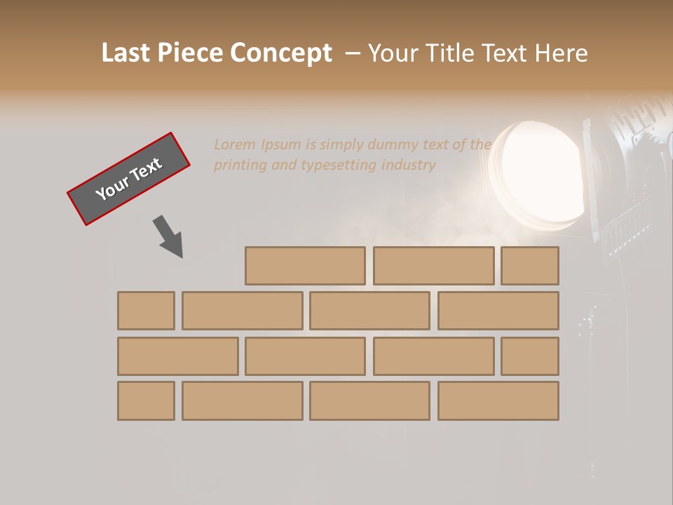 Lamp Cinema Vintage PowerPoint Template