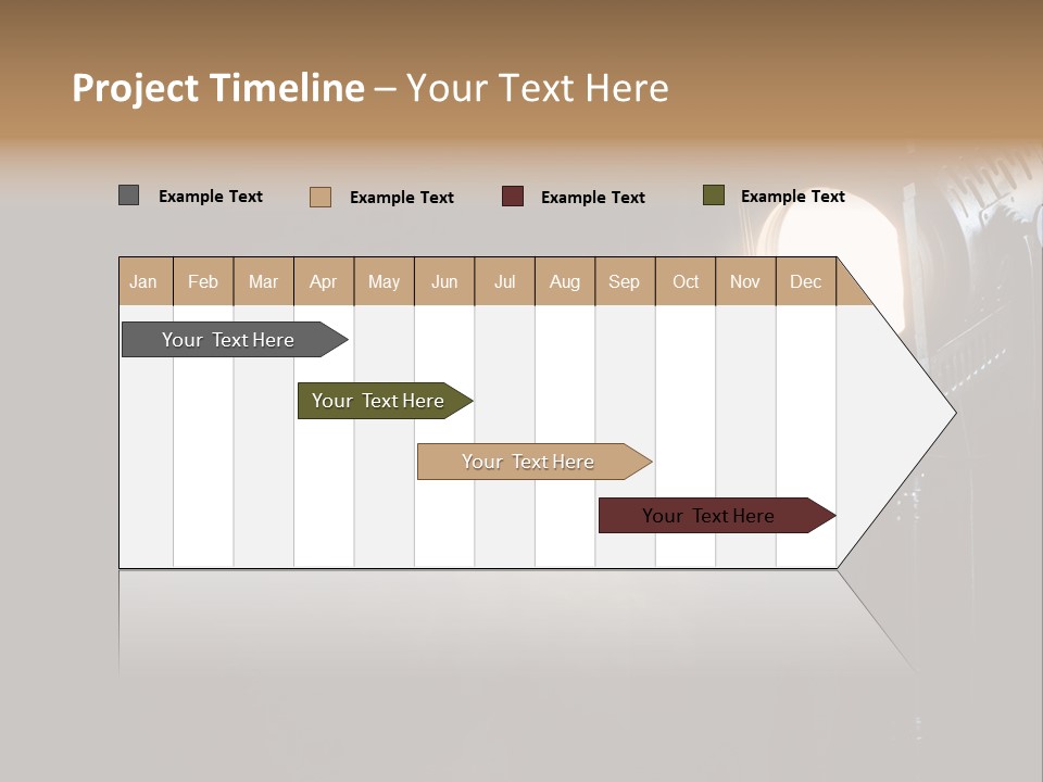 Lamp Cinema Vintage PowerPoint Template