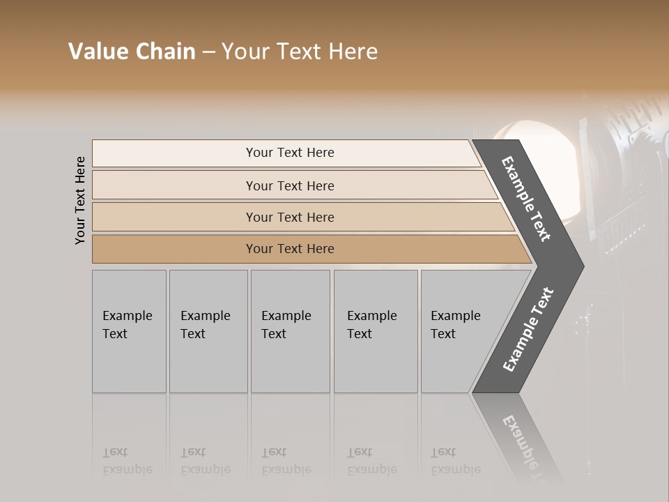 Lamp Cinema Vintage PowerPoint Template