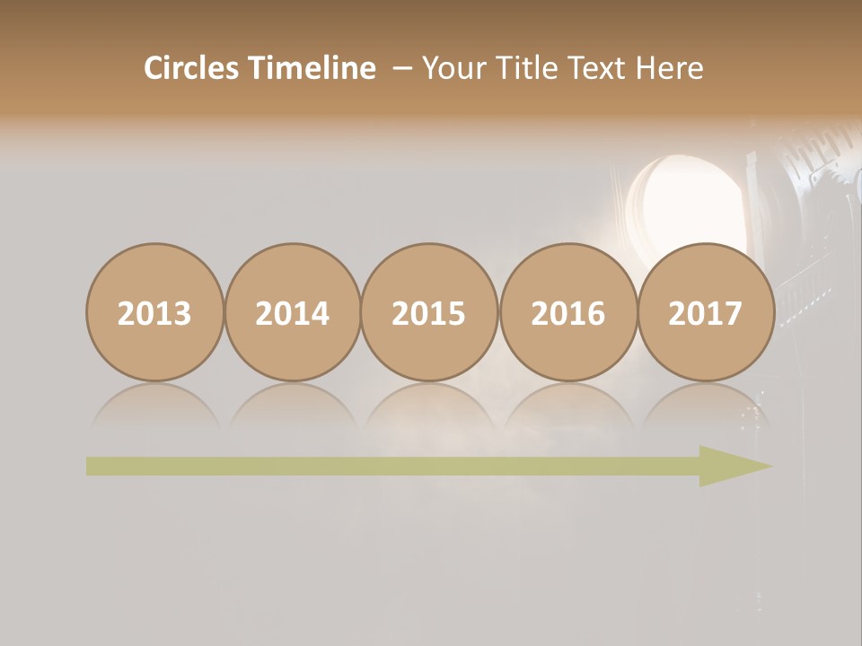 Lamp Cinema Vintage PowerPoint Template