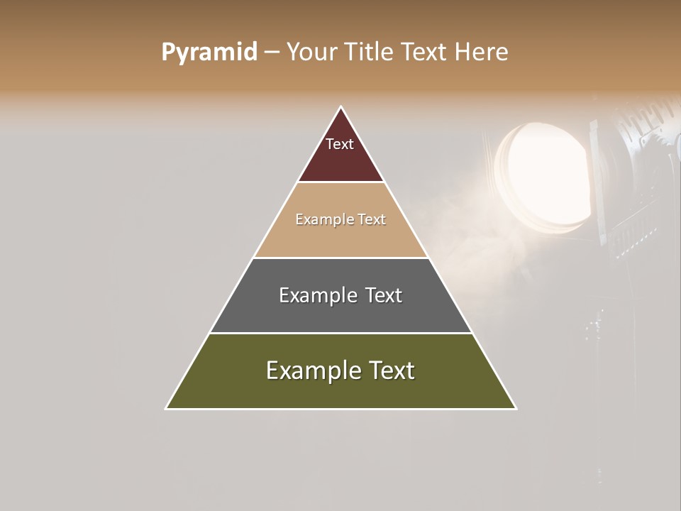 Lamp Cinema Vintage PowerPoint Template