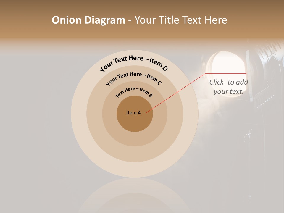 Lamp Cinema Vintage PowerPoint Template