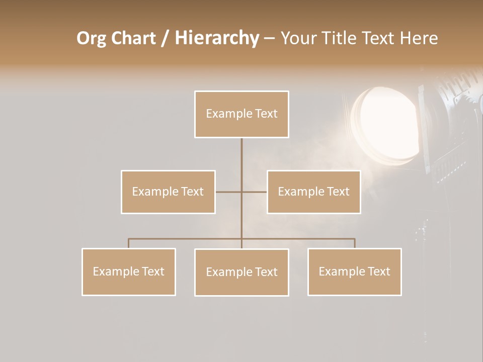Lamp Cinema Vintage PowerPoint Template