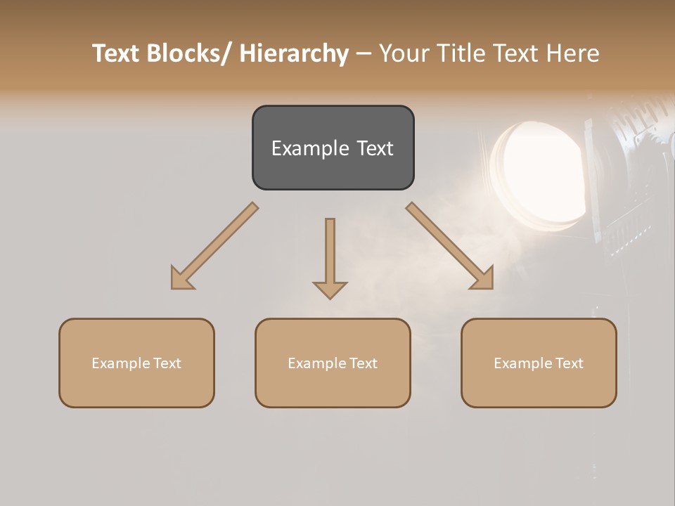 Lamp Cinema Vintage PowerPoint Template