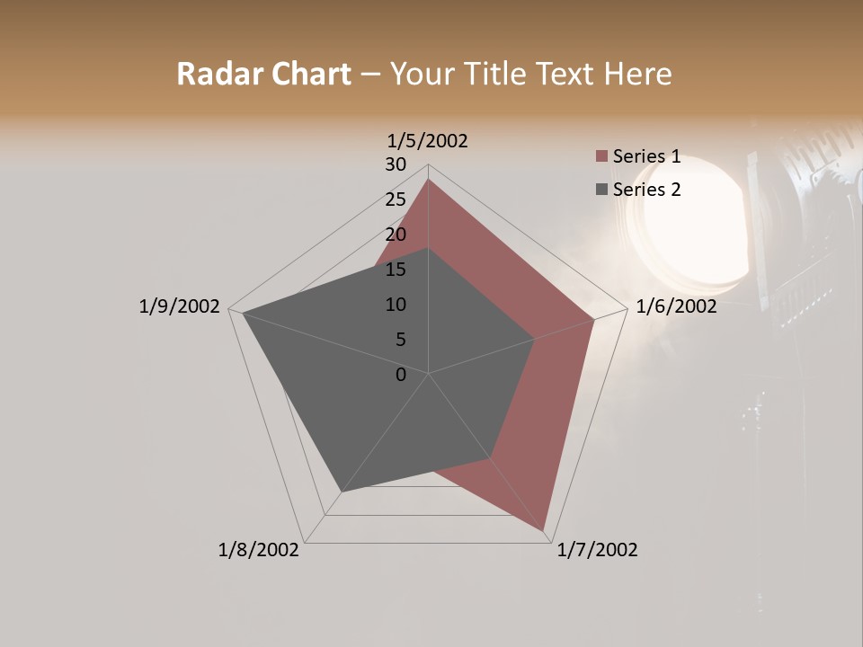 Lamp Cinema Vintage PowerPoint Template