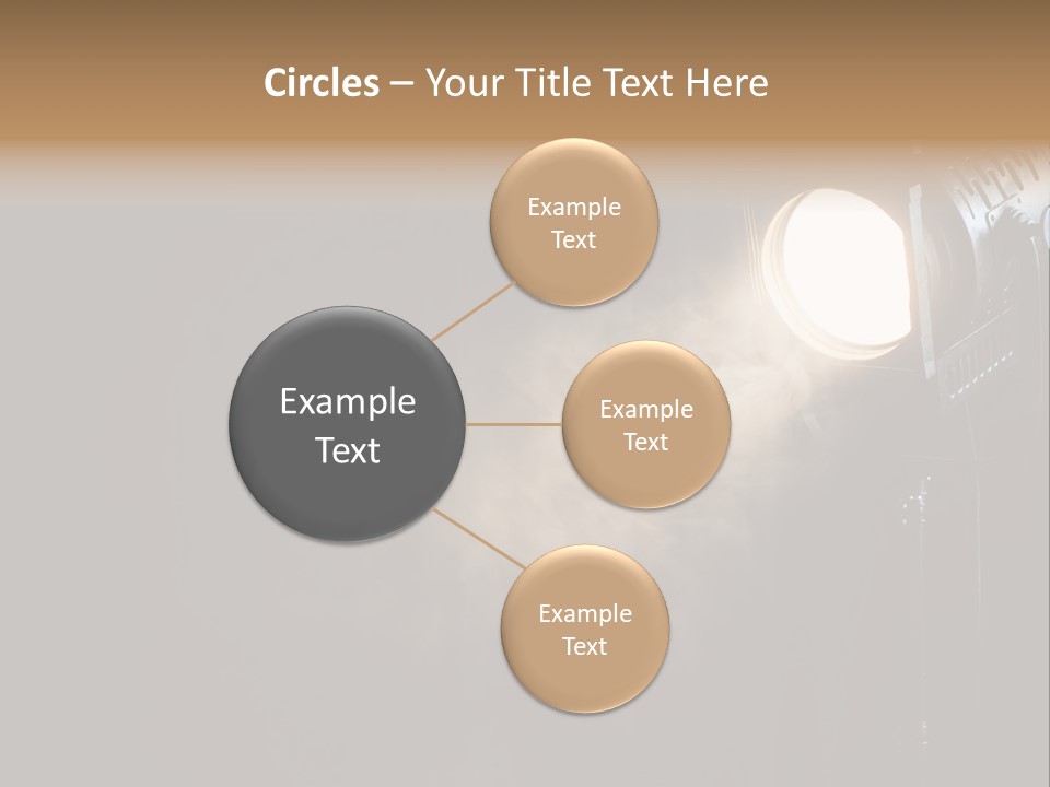 Lamp Cinema Vintage PowerPoint Template