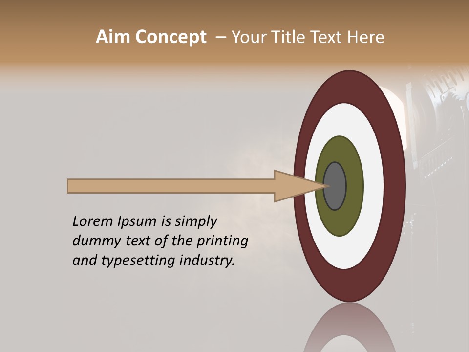 Lamp Cinema Vintage PowerPoint Template