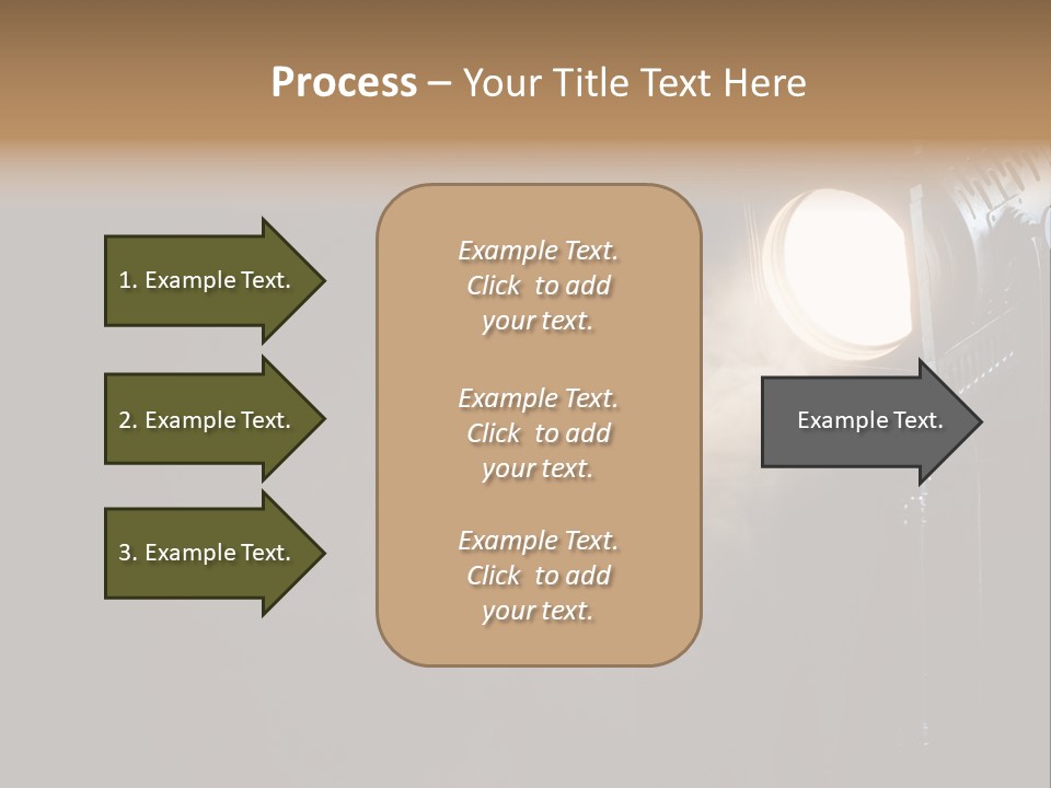 Lamp Cinema Vintage PowerPoint Template