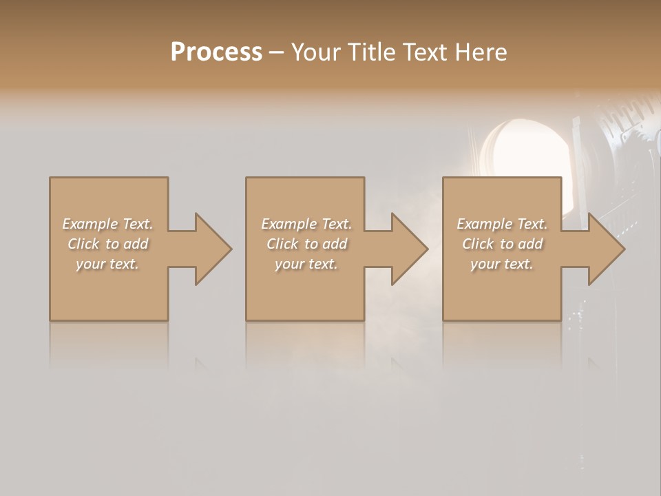 Lamp Cinema Vintage PowerPoint Template