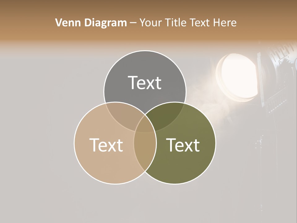 Lamp Cinema Vintage PowerPoint Template