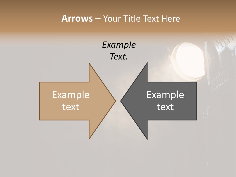 Lamp Cinema Vintage PowerPoint Template