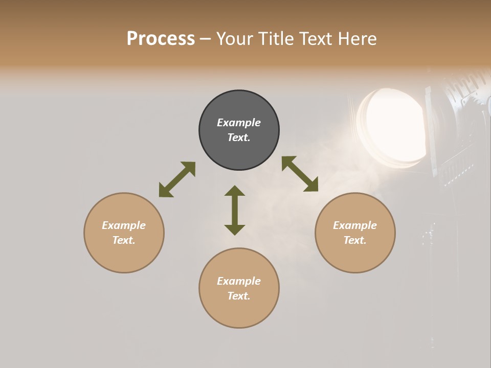 Lamp Cinema Vintage PowerPoint Template