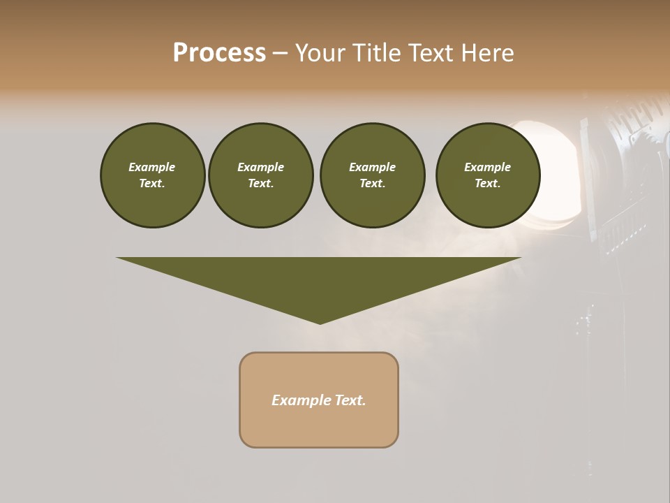 Lamp Cinema Vintage PowerPoint Template
