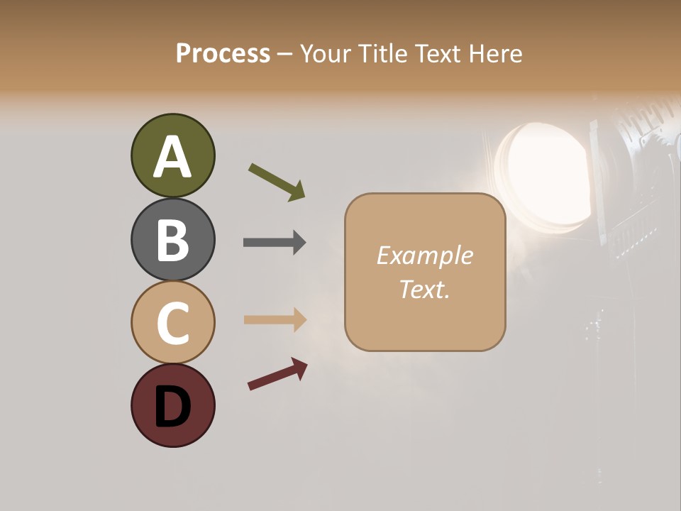 Lamp Cinema Vintage PowerPoint Template