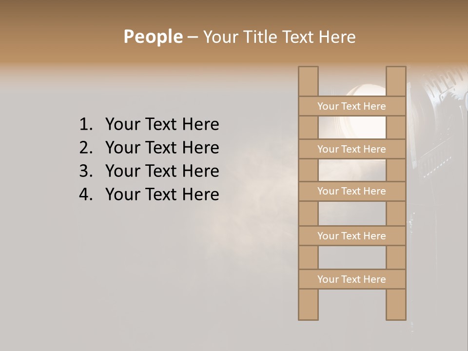 Lamp Cinema Vintage PowerPoint Template