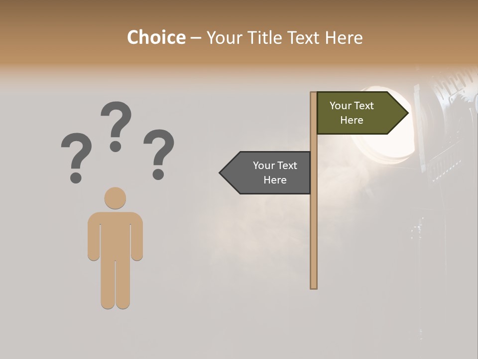 Lamp Cinema Vintage PowerPoint Template