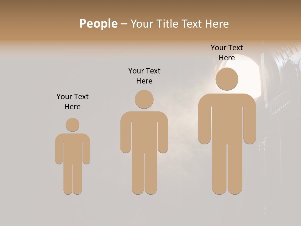 Lamp Cinema Vintage PowerPoint Template