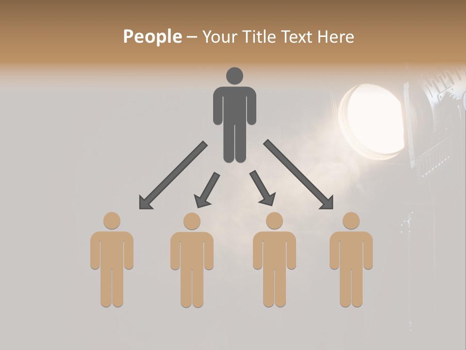 Lamp Cinema Vintage PowerPoint Template