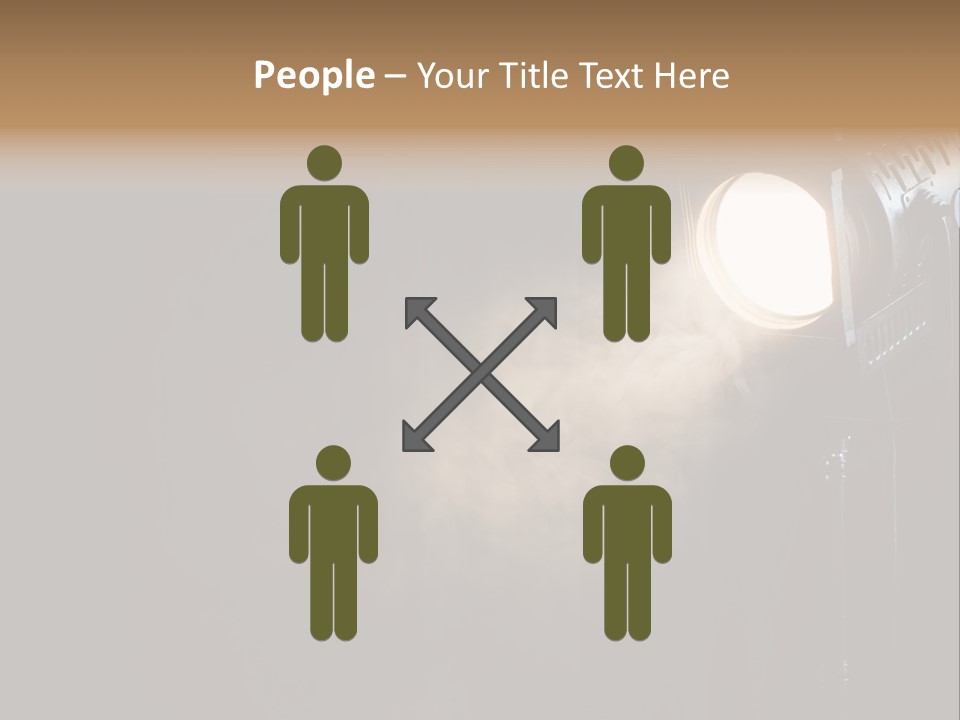 Lamp Cinema Vintage PowerPoint Template