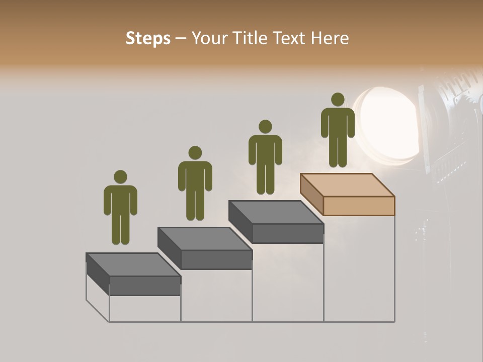 Lamp Cinema Vintage PowerPoint Template