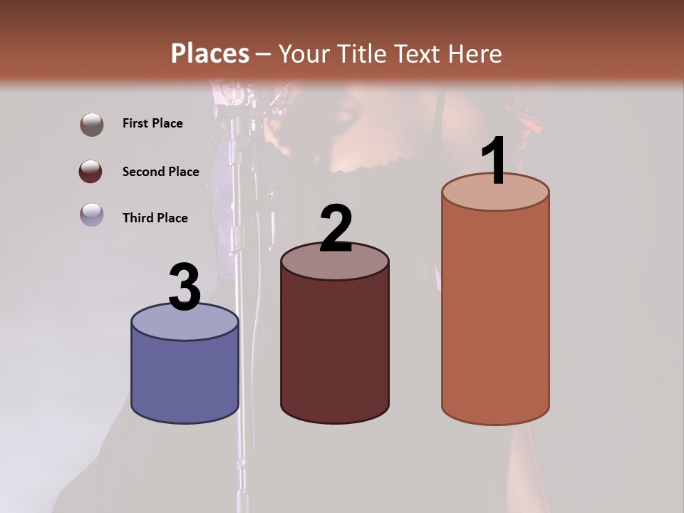 Artist African Person PowerPoint Template