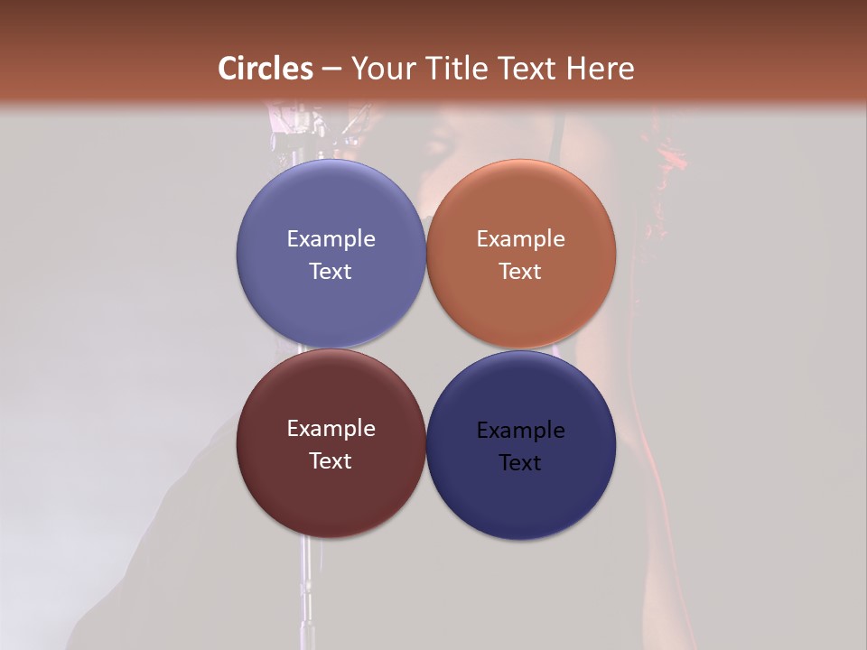 Artist African Person PowerPoint Template