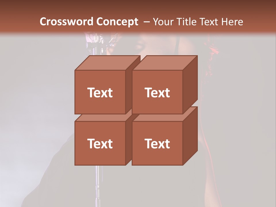 Artist African Person PowerPoint Template
