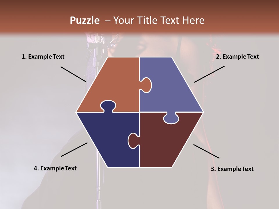 Artist African Person PowerPoint Template