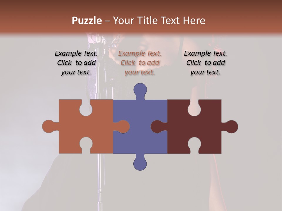 Artist African Person PowerPoint Template