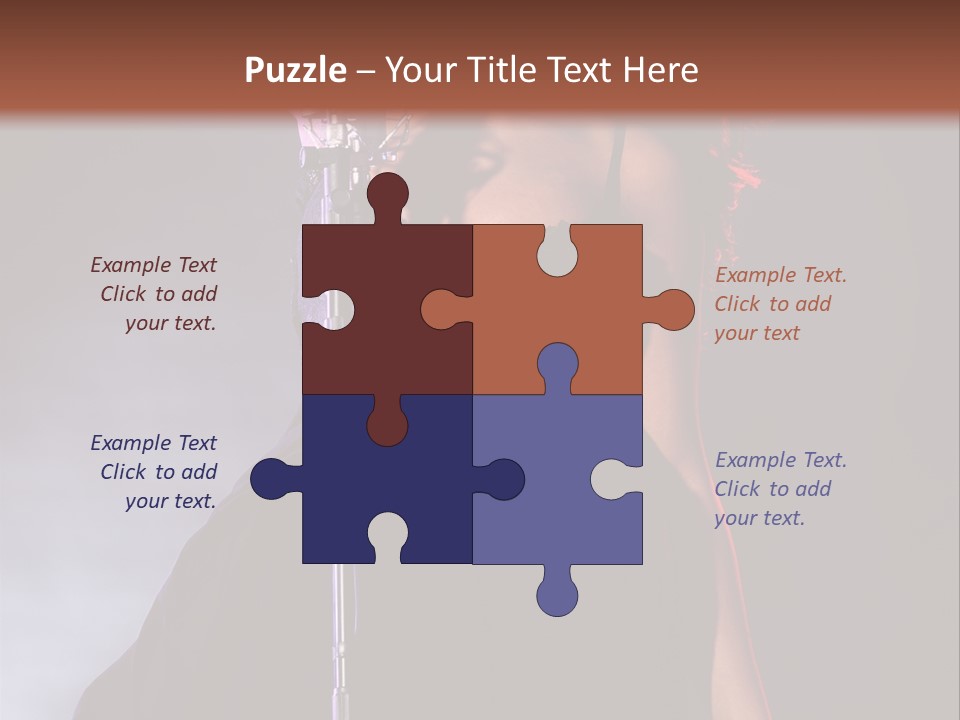 Artist African Person PowerPoint Template